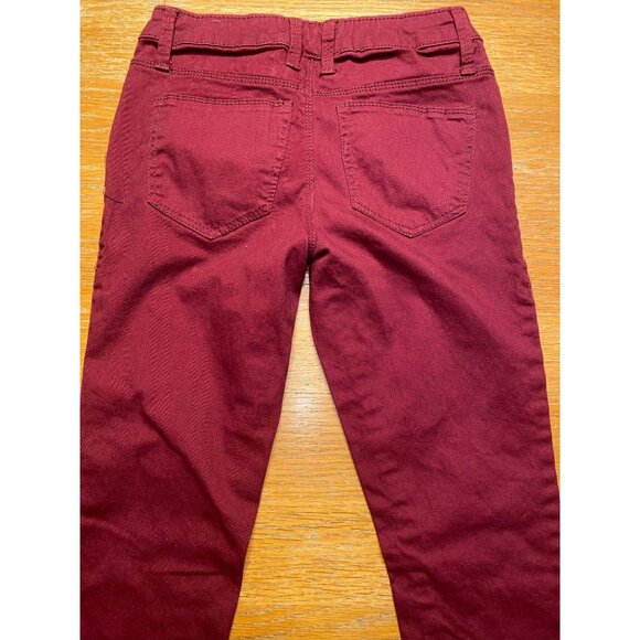 Red Slim Fit Pants By No Boundaries Size 1 - Picture 3 of 4